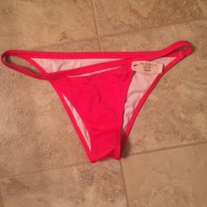 VS coral bikini and angel high leg bikini